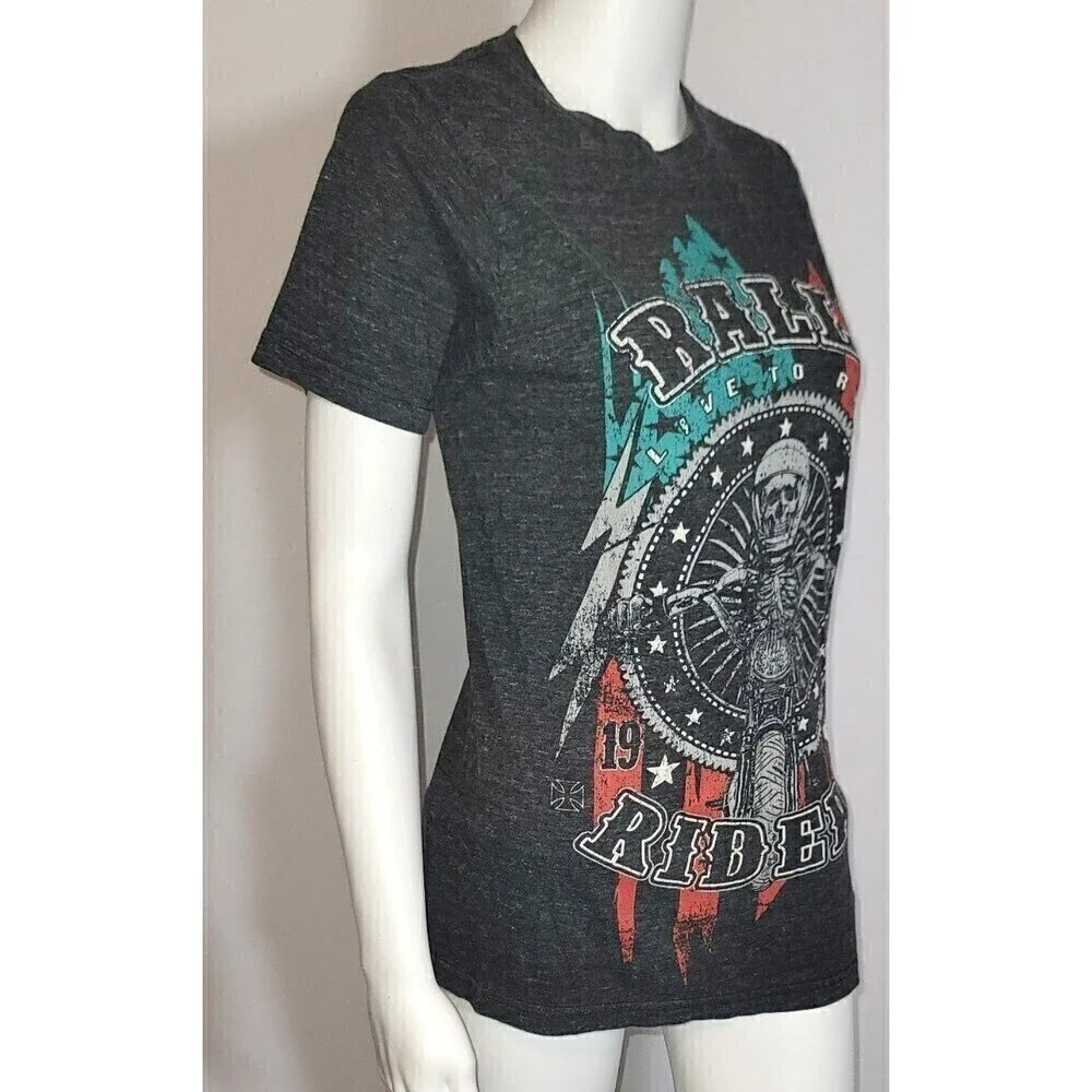Helix Rally Riders Live To Ride Tee - Size Small - Picture 2 of 8